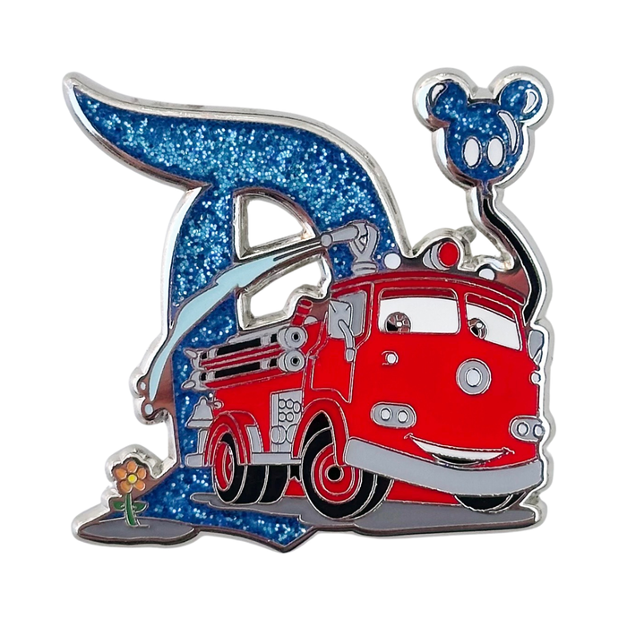 Radiator Springs Fire Truck D PIn