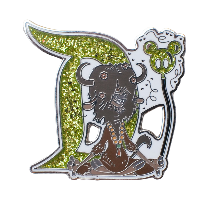 Meditating Yak D Pin