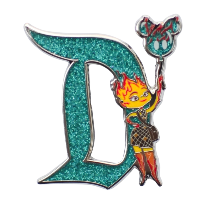 Fire Girl D Pin
